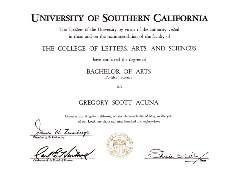 USC Diploma